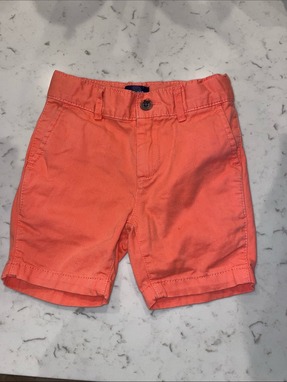 The Children’s Place Boys Size 4 Coral Orange Chino Shorts